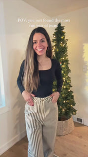 Melrose Striped Pants