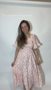 Faith Blush Pink Floral Dress
